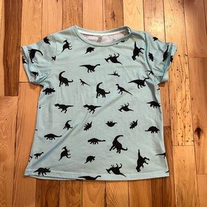 Dinosaur Print T-Shirt - Mint Green